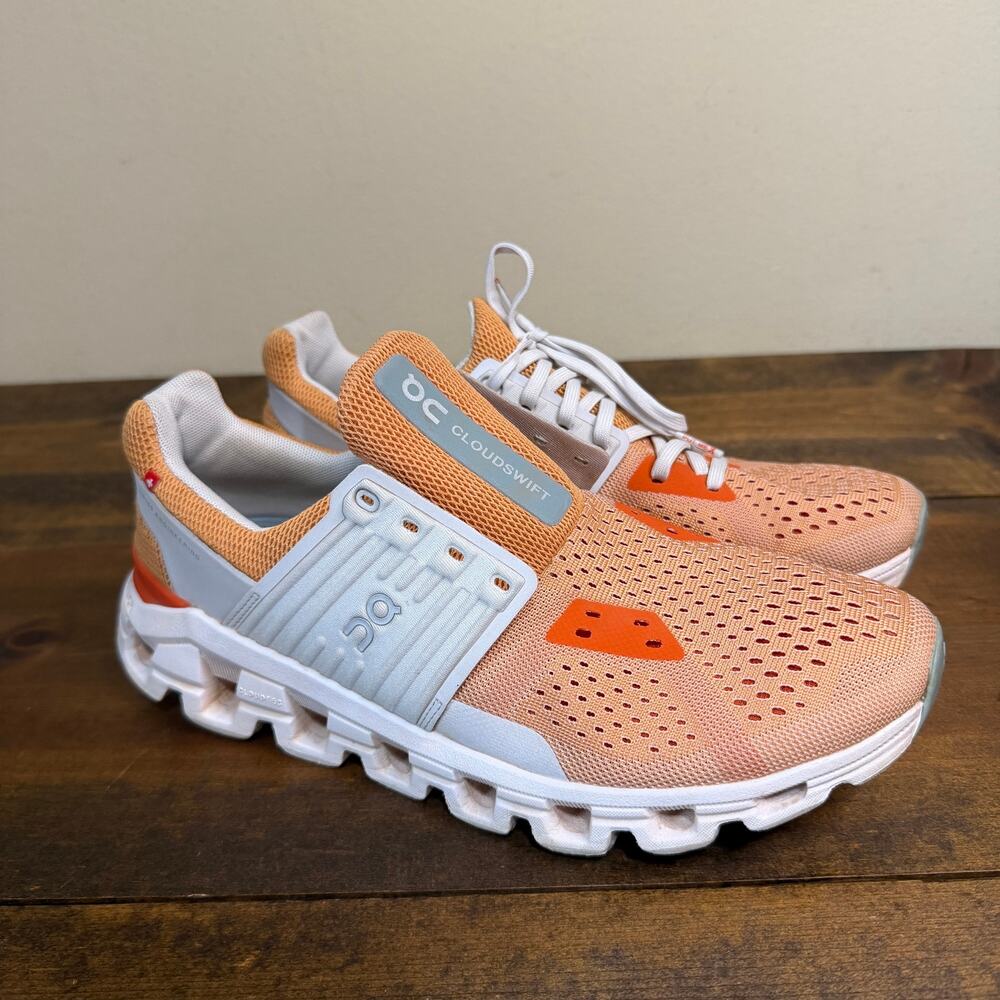 On Running Cloudswift Copper Frost Running Shoes 41.99003 Women’s 9.5 Orange